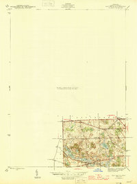 1945 Map of Holly, MI