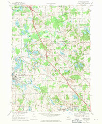Download a high-resolution, GPS-compatible USGS topo map for Davisburg, MI (1971 edition)
