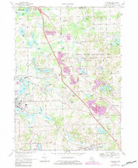 Download a high-resolution, GPS-compatible USGS topo map for Davisburg, MI (1984 edition)