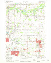 Download a high-resolution, GPS-compatible USGS topo map for Davison, MI (1971 edition)