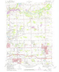 Download a high-resolution, GPS-compatible USGS topo map for Davison, MI (1976 edition)