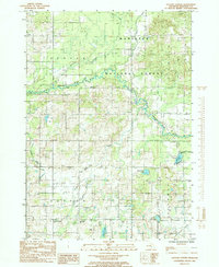 Download a high-resolution, GPS-compatible USGS topo map for Dayton Center, MI (1985 edition)