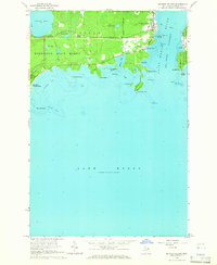 Download a high-resolution, GPS-compatible USGS topo map for De Tour Village, MI (1965 edition)