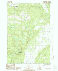 Download a high-resolution, GPS-compatible USGS topo map for Deadmans Hill, MI (1986 edition)