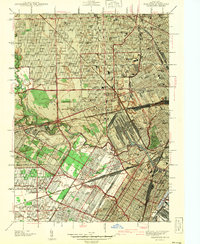 1942 Map of Allen Park, MI