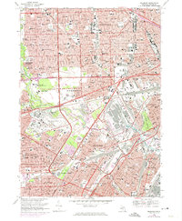 Download a high-resolution, GPS-compatible USGS topo map for Dearborn, MI (1974 edition)