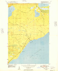 Download a high-resolution, GPS-compatible USGS topo map for Deer Lake, MI (1949 edition)