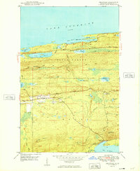 preview thumbnail of historical topo map of Keweenaw County, MI in 1949