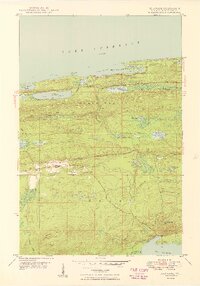 preview thumbnail of historical topo map of Keweenaw County, MI in 1949