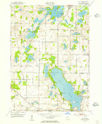 Download a high-resolution, GPS-compatible USGS topo map for Delton, MI (1955 edition)