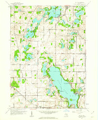 Download a high-resolution, GPS-compatible USGS topo map for Delton, MI (1962 edition)