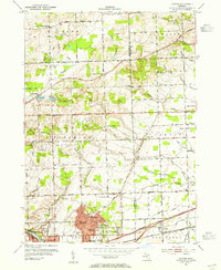 Download a high-resolution, GPS-compatible USGS topo map for Denton, MI (1955 edition)