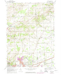 Download a high-resolution, GPS-compatible USGS topo map for Denton, MI (1974 edition)