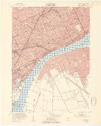 preview thumbnail of historical topo map of Detroit, MI in 1952