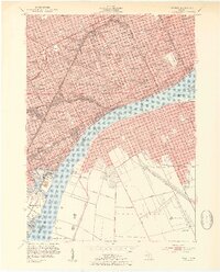 preview thumbnail of historical topo map of Detroit, MI in 1954