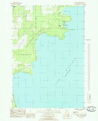 Download a high-resolution, GPS-compatible USGS topo map for Devils Corner, MI (1985 edition)