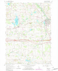 Download a high-resolution, GPS-compatible USGS topo map for Dexter, MI (1984 edition)