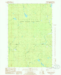 Download a high-resolution, GPS-compatible USGS topo map for Drummond Lake, MI (1986 edition)