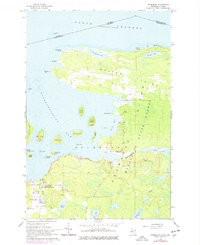 Download a high-resolution, GPS-compatible USGS topo map for Drummond, MI (1978 edition)