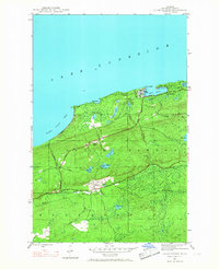 Download a high-resolution, GPS-compatible USGS topo map for Eagle Harbor, MI (1968 edition)
