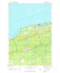 Download a high-resolution, GPS-compatible USGS topo map for Eagle Harbor, MI (1976 edition)