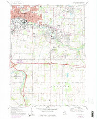 Download a high-resolution, GPS-compatible USGS topo map for East Lansing, MI (1978 edition)
