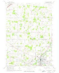 Download a high-resolution, GPS-compatible USGS topo map for Eaton Rapids, MI (1974 edition)