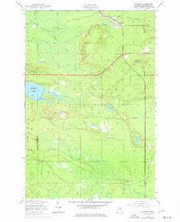 Download a high-resolution, GPS-compatible USGS topo map for Eckerman, MI (1977 edition)