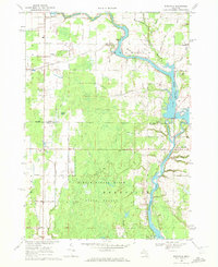 Download a high-resolution, GPS-compatible USGS topo map for Edenville, MI (1972 edition)