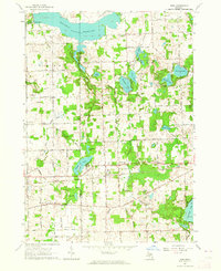 Download a high-resolution, GPS-compatible USGS topo map for Elba, MI (1964 edition)
