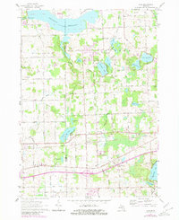 Download a high-resolution, GPS-compatible USGS topo map for Elba, MI (1980 edition)