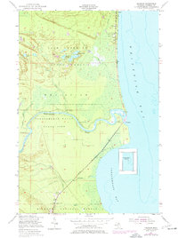 Download a high-resolution, GPS-compatible USGS topo map for Emerson, MI (1977 edition)