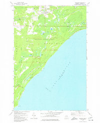 Download a high-resolution, GPS-compatible USGS topo map for Engadine, MI (1977 edition)