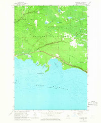 Download a high-resolution, GPS-compatible USGS topo map for Epoufette, MI (1966 edition)
