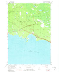 Download a high-resolution, GPS-compatible USGS topo map for Epoufette, MI (1982 edition)