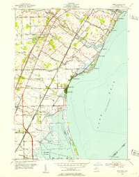 Download a high-resolution, GPS-compatible USGS topo map for Erie, MI (1953 edition)