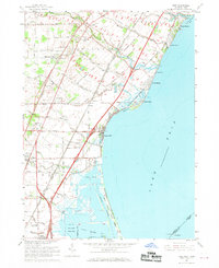 Download a high-resolution, GPS-compatible USGS topo map for Erie, MI (1969 edition)