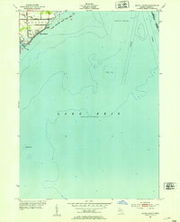1952 Map of Estral Beach, MI, 1953 Print