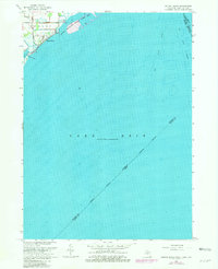 preview thumbnail of historical topo map of Estral Beach, MI in 1967