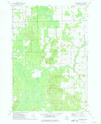 Download a high-resolution, GPS-compatible USGS topo map for Evans Creek, MI (1975 edition)