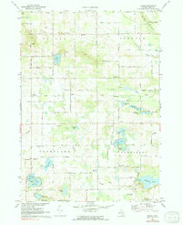 Download a high-resolution, GPS-compatible USGS topo map for Evans, MI (1991 edition)