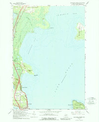 Download a high-resolution, GPS-compatible USGS topo map for Evergreen Shores, MI (1989 edition)