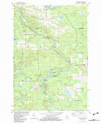 Download a high-resolution, GPS-compatible USGS topo map for Faithorn, MI (1983 edition)