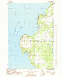 Download a high-resolution, GPS-compatible USGS topo map for Fayette, MI (1985 edition)