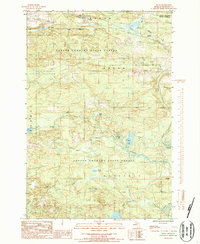 Download a high-resolution, GPS-compatible USGS topo map for Felch, MI (1986 edition)