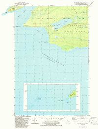 Download a high-resolution, GPS-compatible USGS topo map for Feldtmann Lake, MI (1986 edition)