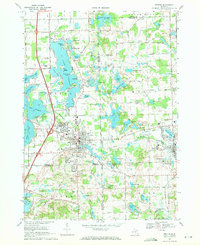 Download a high-resolution, GPS-compatible USGS topo map for Fenton, MI (1971 edition)