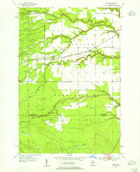 Download a high-resolution, GPS-compatible USGS topo map for Fibre, MI (1955 edition)