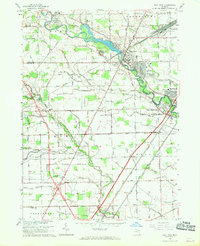 Download a high-resolution, GPS-compatible USGS topo map for Flat Rock, MI (1969 edition)