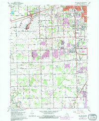 Download a high-resolution, GPS-compatible USGS topo map for Flat%20Rock, MI (1981 edition)